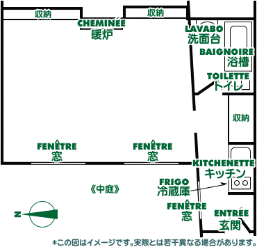 シテ島−3の間取り図