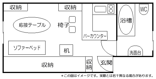 サンルイ島−１の間取り図