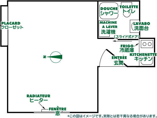 サンルイ島−13の間取り図