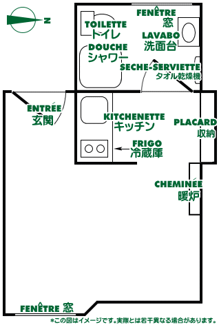 サンルイ島−2の間取り図